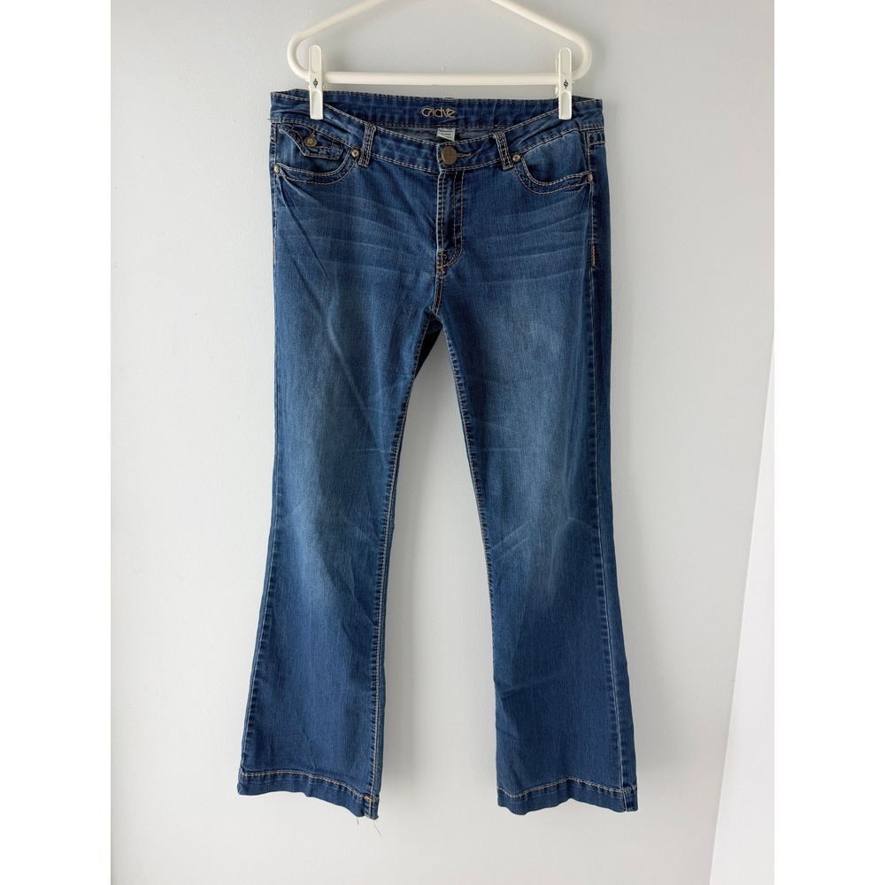 Vintage Y2K 2000s Cache Low Rise Bootcut Flare Jeans 12 Coastal Cowgirl Western